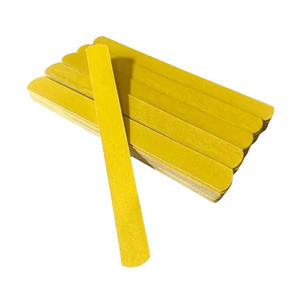 Lixa para as Unhas Amarelo Canário Modelo Americana com 72 und