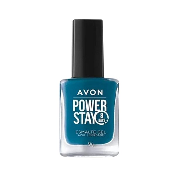Esmalte Azul Liberdade Coleção Power Stay 9ml - Avon