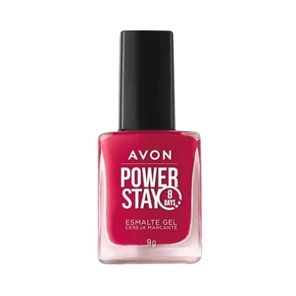 Esmalte Cereja Marcante Coleção Power Stay 9g - Avon