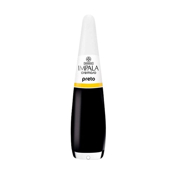 Esmalte Cremoso Preto 7,5ml - Impala