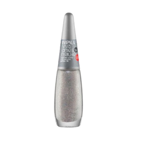 Esmalte Glitter 3D Brilhe como Diamante Coleção Viva, Ame e Brilhe - Impala