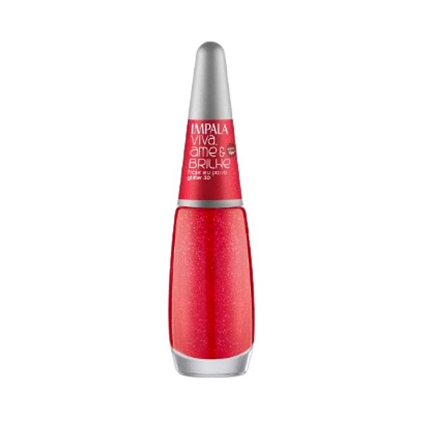 Esmalte Glitter 3D Hoje eu Posso Coleção Viva, Ame e Brilhe - Impala