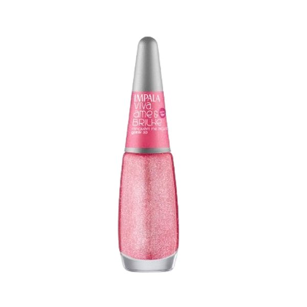 Esmalte Glitter 3D Ninguém Me Segura Coleção Viva, Ame e Brilhe - Impala