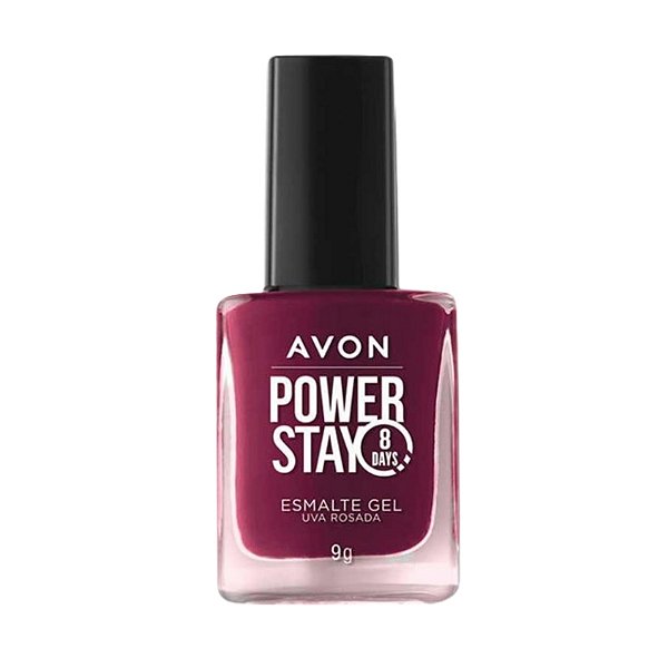 Esmalte Gel Uva Rosada Coleção Power Stay 9g - Avon