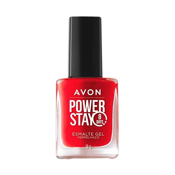 Esmalte Gel Vermelhaço Coleção Power Stay 9g - Avon