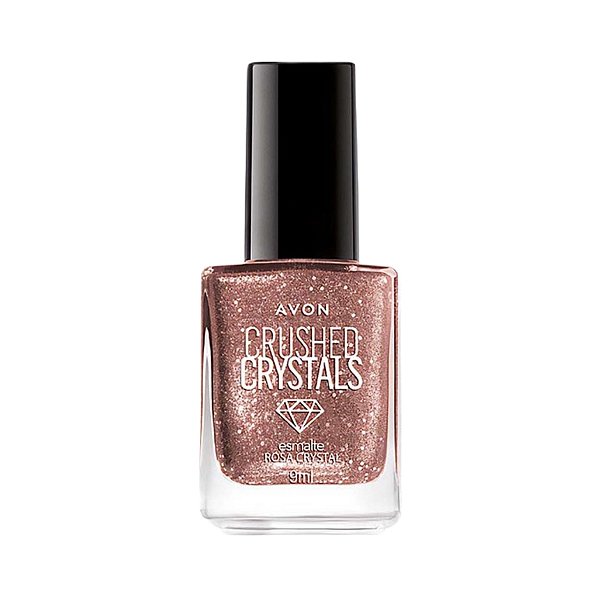 Esmalte Rosa Crystal Coleção Crushed Crystals 9ml - Avon