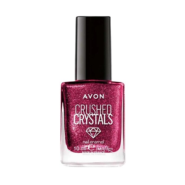 Esmalte Vinho Crystal Coleção Crushed Crystal 9ml - Avon