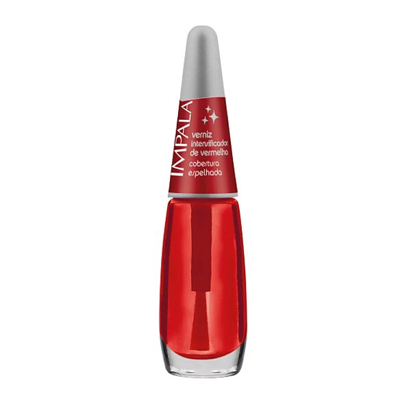 Esmalte Verniz Intensificador de Vermelho Cobertura Espelhada - Impala