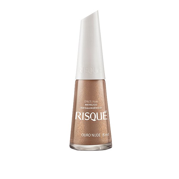 Esmalte Metálico Nude Ouro - Risqué