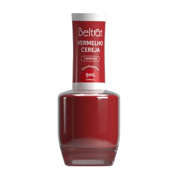 Esmalte Cremoso Vermelho Cereja 9ml - Beltrat