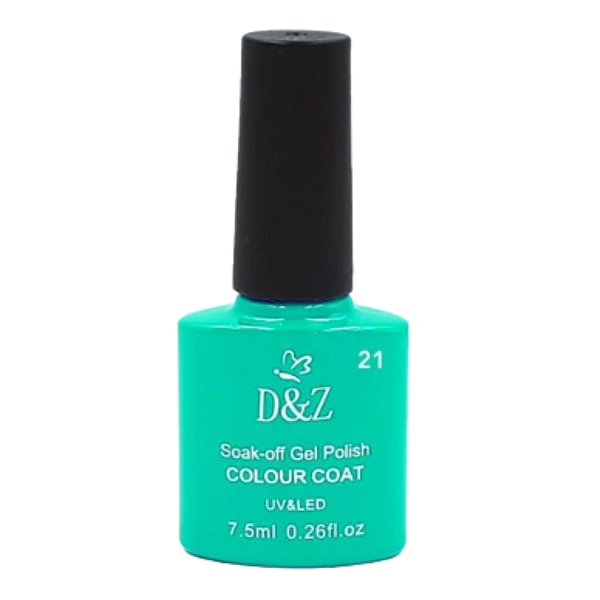Esmalte em Gel Cor #21 Verde 7,5ml - D&Z