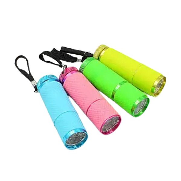 Lanterna 9w Led UV Emborrachada - Multicores
