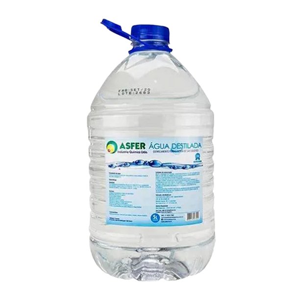 Água Destilada 5 lt - Asfer