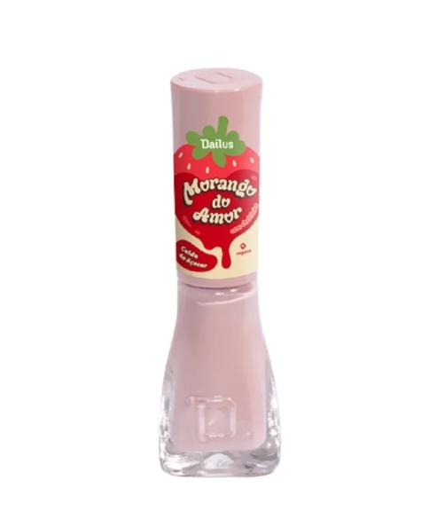 Esmalte morango do amor calda de açucar 8ml -Dailus