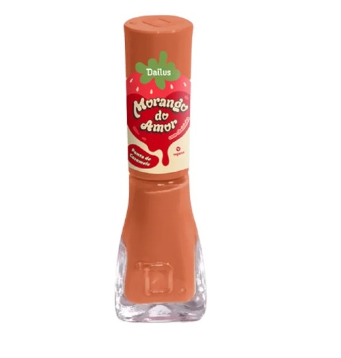 Esmalte morango do amor ponto de caramelo 8ml- Dailus