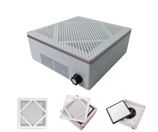COLETOR DE PO SIOUX 120W BRANCO/ROSE GOLD