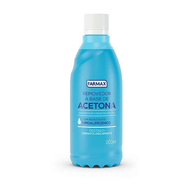 Removedor De Esmalte Farmax 200Ml Base De Acetona