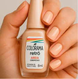 Esmalte Colorama Retrô Areia