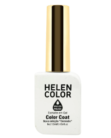 Esmalte em Gel Helen Color - Glitter Branco Cor 01