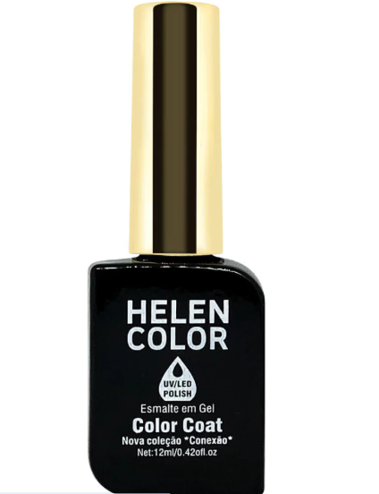Esmalte em Gel Helen Color Preto Intenso - Cor 49