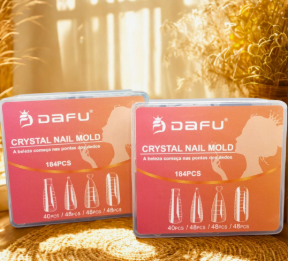 Molde F1 Dafu Nail Mold Cristal 4 Modelos Diferentes de Unhas 184peças