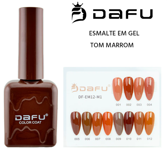 Esmalte em Gel Tons de Marrom Dafu - Cor 007