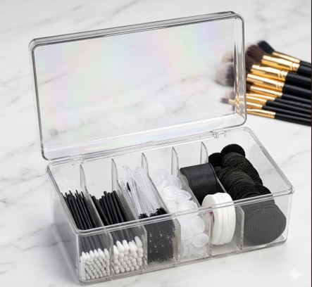 CAIXA ORGANIZADORA DE CÍLIOS DE ACRÍLICO