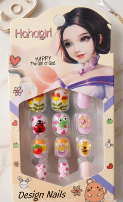 Unha Postiça Infantil com 12 unidades