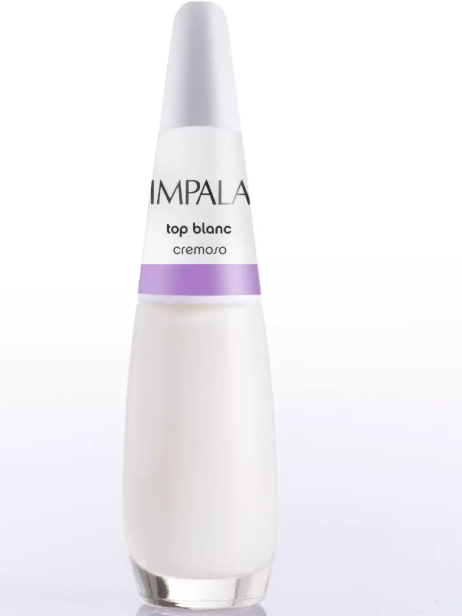 ESMALTE IMPALA TRANSPARENTE TOP BLANC