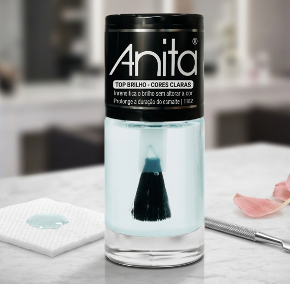 ESMALTE ANITA TOP BRILHO - CORES CLARAS