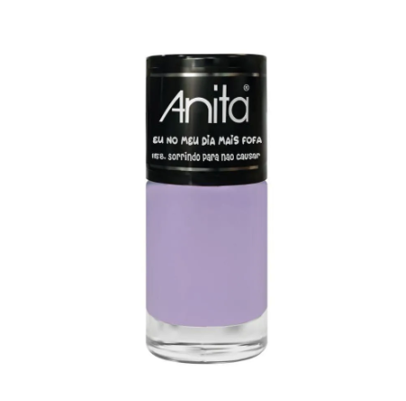 ESMALTE ANITA SORRINDO PARA NÃO CAUSAR