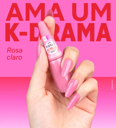 ESMALTE IMPALA MARATONANDO CREMOSO AMA K DRAMA - NETFLIX