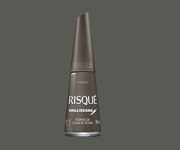 ESMALTE RISQUE CREMOSO RAINHA DA SELVA PEDRA 8ML