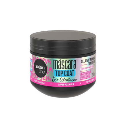MASCARA TOP COAT MEU LISO OSTENTAÇÃO SALON LINE 300G