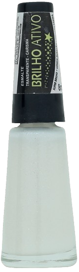 ESMALTE BRILHO ATIVO TRANSPARENTE CARISMA