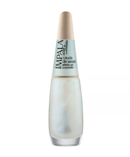 ESMALTE IMPALA COR DA MODA EFEITO PÓ CAUDA SEREIA