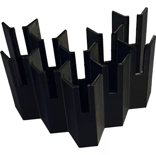 Suporte Expositor PRETO de Parede, Tintas Tatuagem 10 Tubos Tattoo