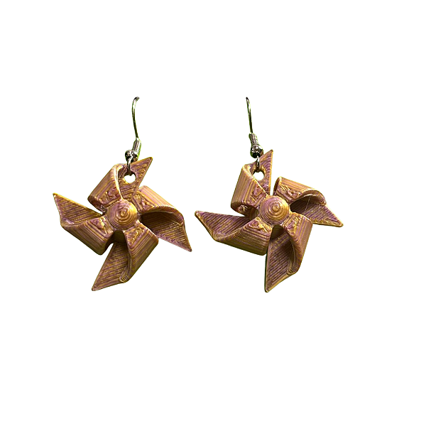 10 pares de Brincos CATAVENTO FRUTA-COR (ATACADO)