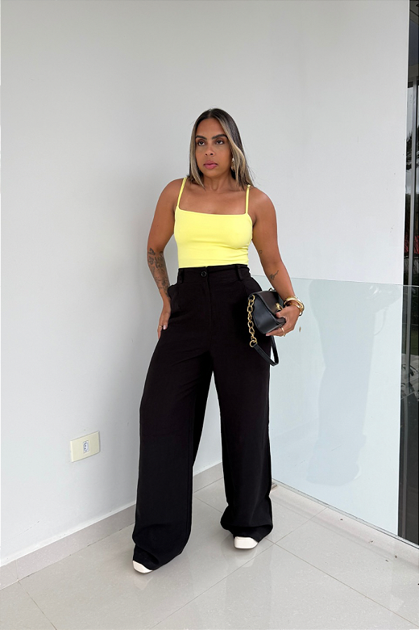 Body Suplex Alça Fina Decote Quadrado 2778