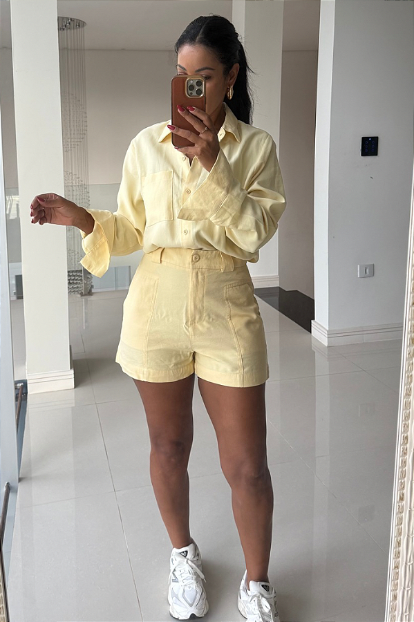 Short Alfaiataria Bolso Lateral 3151