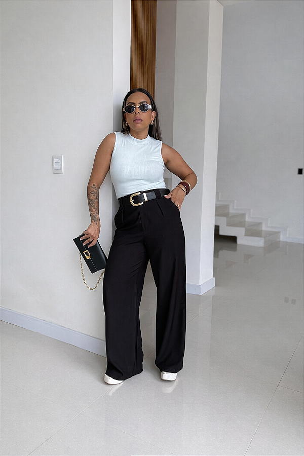 Regata Canelada Gola Intermediária 3112