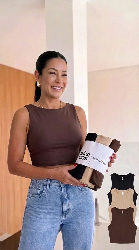 Kit C/ 3 Cropped em Suplex