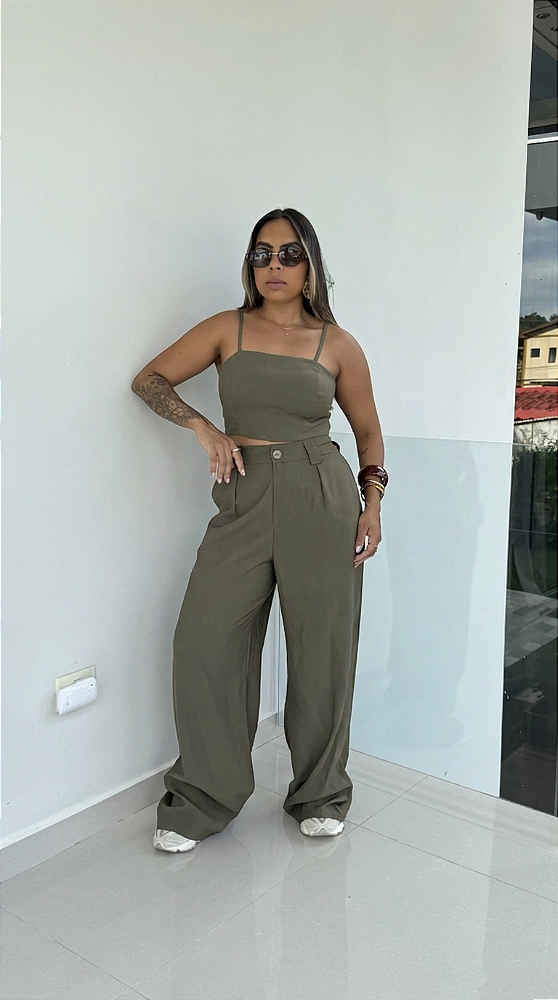 Cropped C/ Bojo Alça Fina Lastex Costas 2711