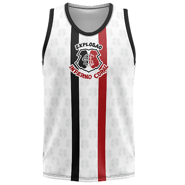 Regata Retrô Explosão Inferno Coral