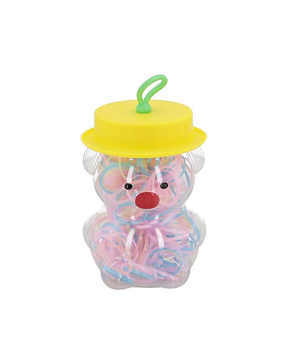 NE10075 - 10075 elástico de cabelo ,tpr, 1,5 cm – Pacote com 12 unidades (Atacado)