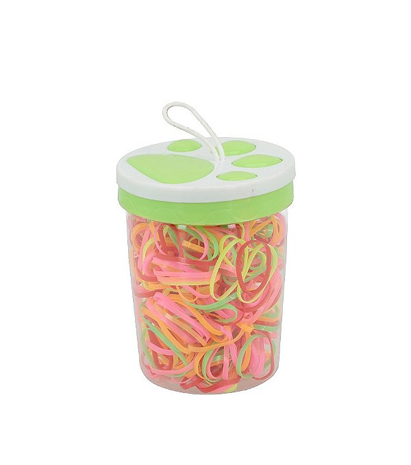 NE10071 - 10071 elástico de cabelo ,tpr, 1,5 cm – Pacote com 12 unidades (Atacado)