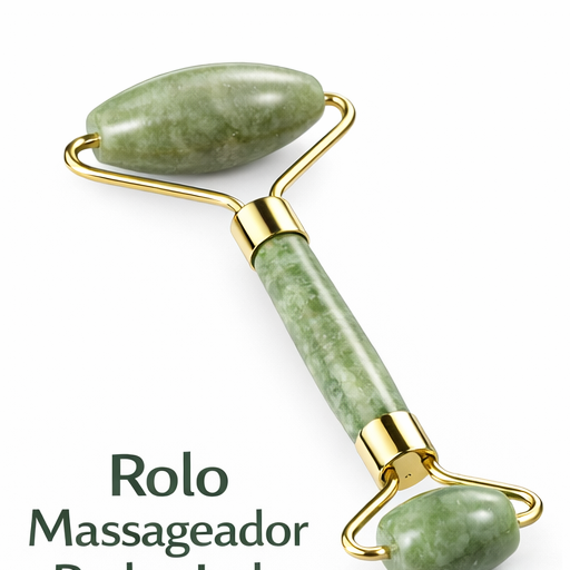 Rolo Massageador Facial Pedra Jade – Roller de Jade para Massagem Facial e Skincare- ATACADO PARA VENDA EM MARKETPLACE