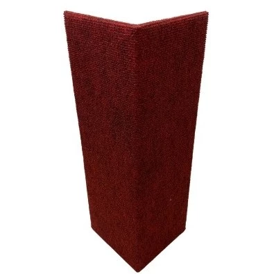 (Kit 2un) - VERMELHO - Arranhador De Canto Para Gatos Protetor Canto Sofá Cama Box