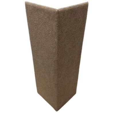 (Kit 2un) - BEGE - Arranhador De Canto Para Gatos Protetor Canto Sofá Cama Box