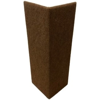 (Kit 2un) - MARROM - Arranhador De Canto Para Gatos Protetor Canto Sofá Cama Box